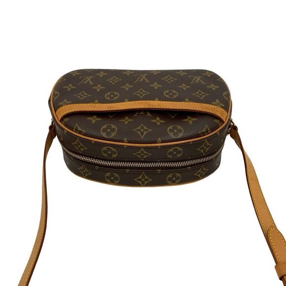 LOUIS VUITTON Vintage Brown Monogram Leather Pochette Shoulder Bag - Picture 4 of 10